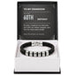To My Grandson 60th Birthday Men's Personalized Name Bracelet from Grandma