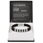To My Grandson 21st Birthday Men's Personalized Name Bracelet from Grandma