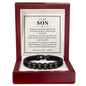 To My Son Personalized Name Bracelet - Proud of You Always