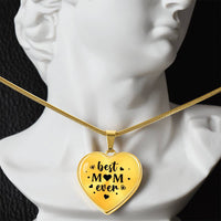 Load image into Gallery viewer, Best Mom Ever Gifts from Daughter / Son - Engraved Heart Necklace
