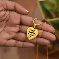 Load image into Gallery viewer, Best Mom Ever Gifts from Daughter / Son - Engraved Heart Necklace
