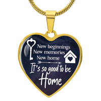 Load image into Gallery viewer, Silver Women Heart Necklace - New Beginnings Snake Chain
