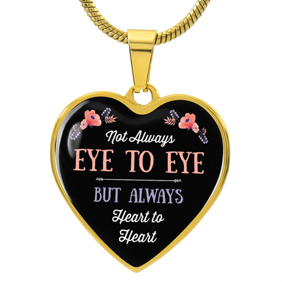 Load image into Gallery viewer, Silver Women Heart Necklace - Eye To Eye Heart Snake Chain
