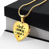 Load image into Gallery viewer, Best Mom Ever Gifts from Daughter / Son - Engraved Heart Necklace
