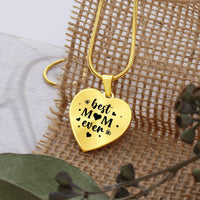 Load image into Gallery viewer, Best Mom Ever Gifts from Daughter / Son - Engraved Heart Necklace
