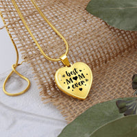 Load image into Gallery viewer, Best Mom Ever Gifts from Daughter / Son - Engraved Heart Necklace
