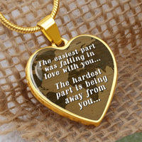 Load image into Gallery viewer, Silver Women Heart Necklace - The Easiest Part Snake Chain
