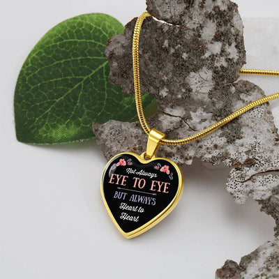 Load image into Gallery viewer, Silver Women Heart Necklace - Eye To Eye Heart Snake Chain

