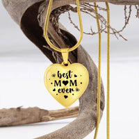 Load image into Gallery viewer, Best Mom Ever Gifts from Daughter / Son - Engraved Heart Necklace
