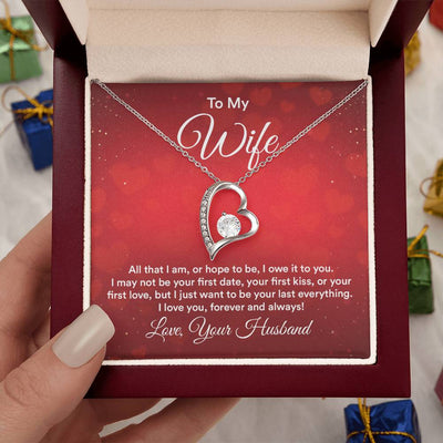 Load image into Gallery viewer, To My Wife Necklace from Husband, All That I Am, or Hope to Be, I Owe It to You
