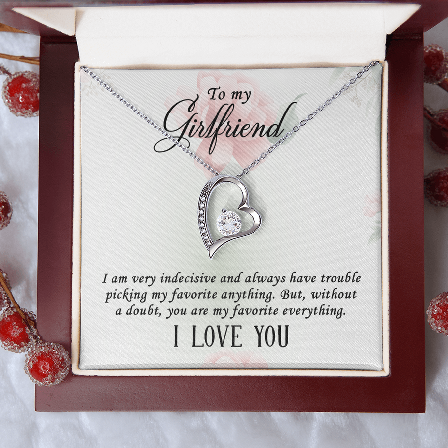 To My Girlfriend Gifts – Meaningful Love Message Card for Her, Romantic Surprise Gift