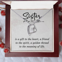 Load image into Gallery viewer, Personalized Gifts for Sister, to My Sister Necklace Gold, Unique Birthday Gifts for Sister
