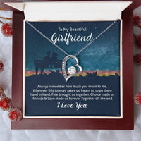 Load image into Gallery viewer, To My Girlfriend Necklace from Boyfriend, Always Remember How Much You Mean to Me
