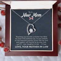 Load image into Gallery viewer, New Mom Gifts from Mother in Law, My Love and Support Will Forever by Your Side
