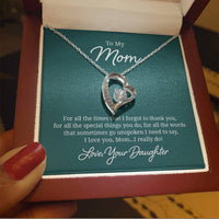 Load image into Gallery viewer, To My Mom Necklace from Daughter, For All the Time, I Love You Mom
