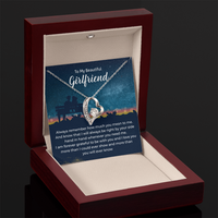 Load image into Gallery viewer, To My Girlfriend Necklace Xmas Gifts, I Love You More Than I Could Show &amp; More Than You Ever Know
