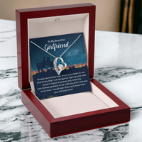 Load image into Gallery viewer, To My Girlfriend Necklace Xmas Gifts, I Love You More Than I Could Show &amp; More Than You Ever Know
