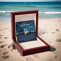 Load image into Gallery viewer, To My Girlfriend Necklace Xmas Gifts, I Love You More Than I Could Show &amp; More Than You Ever Know
