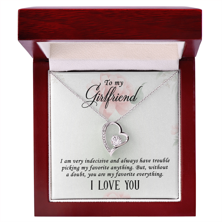 To My Girlfriend Gifts – Meaningful Love Message Card for Her, Romantic Surprise Gift