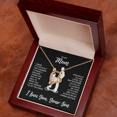Load image into Gallery viewer, To My Mom Necklace from Son, Necklace for Mother from Son Jewelry Gifts for Mother&amp;#39;s Day, Christmas
