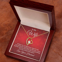 Load image into Gallery viewer, To My Wife Necklace from Husband, All That I Am, or Hope to Be, I Owe It to You

