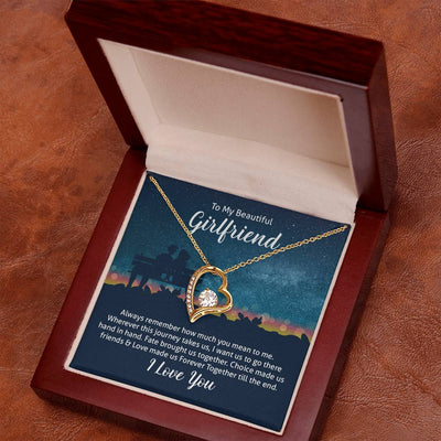 Load image into Gallery viewer, To My Girlfriend Necklace from Boyfriend, Always Remember How Much You Mean to Me
