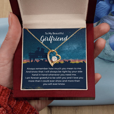 Load image into Gallery viewer, To My Girlfriend Necklace Xmas Gifts, I Love You More Than I Could Show &amp;amp; More Than You Ever Know
