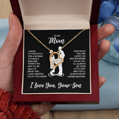 Load image into Gallery viewer, To My Mom Necklace from Son, Necklace for Mother from Son Jewelry Gifts for Mother&amp;#39;s Day, Christmas
