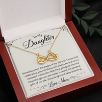 Load image into Gallery viewer, Daughter Birthday Endless Love Necklace from Mom - Keep Shining Bright
