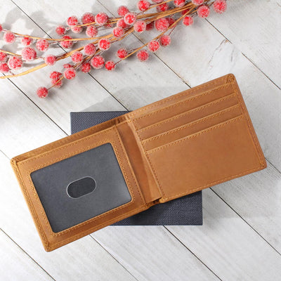 Load image into Gallery viewer, You Are the Sunshine Leather Wallet for Son from Mom, Birthday Gift for 30-Year-Old Son
