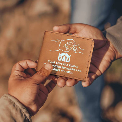 Load image into Gallery viewer, Father&amp;#39;s Day Gifts for Dad Who Wants Nothing, Leather Wallet for Dad from Daughter
