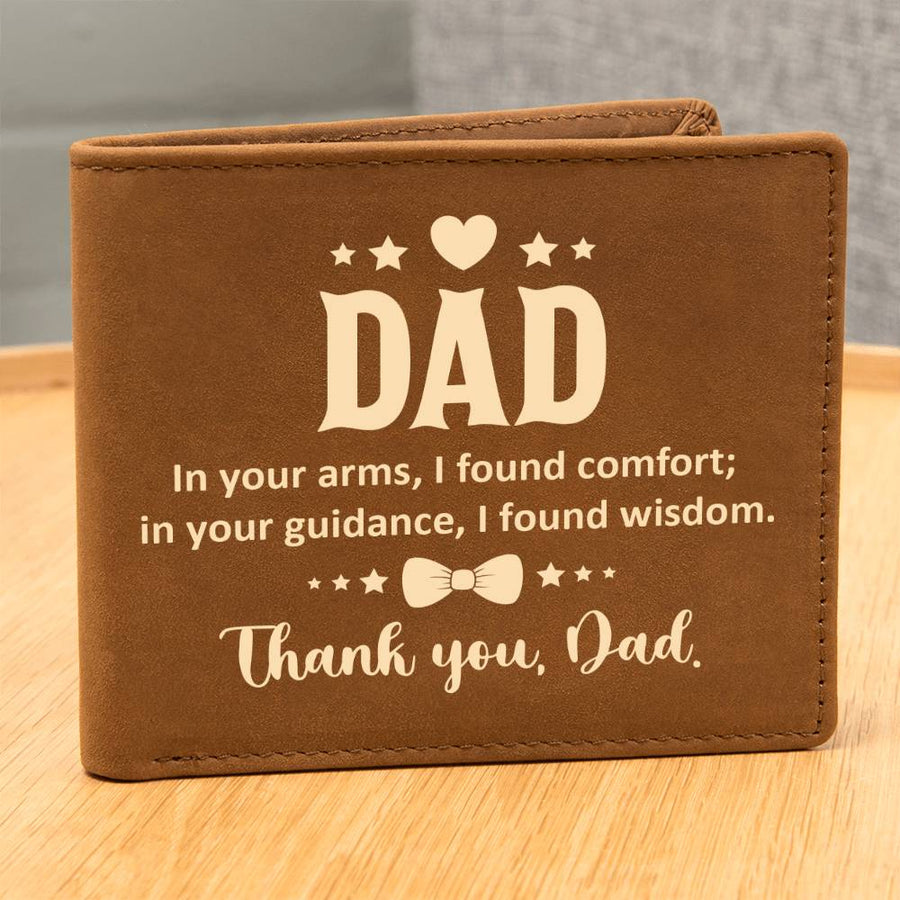 Wallet for Dad from Daughter, Simple Father's Day Gift Ideas, Birthday Gifts for Dad