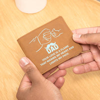 Load image into Gallery viewer, Father&#39;s Day Gifts for Dad Who Wants Nothing, Leather Wallet for Dad from Daughter
