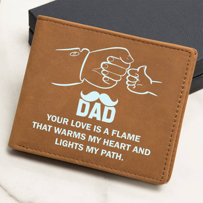 Load image into Gallery viewer, Father&amp;#39;s Day Gifts for Dad Who Wants Nothing, Leather Wallet for Dad from Daughter
