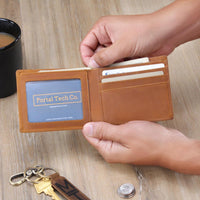 Load image into Gallery viewer, Father&#39;s Day Gifts for Dad Who Wants Nothing, Leather Wallet for Dad from Daughter
