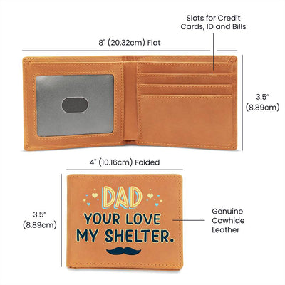 Load image into Gallery viewer, Meaningful Gifts for Dad from Daughter, Gifts for Dad Who Wants Nothing, Your Love My Shelter
