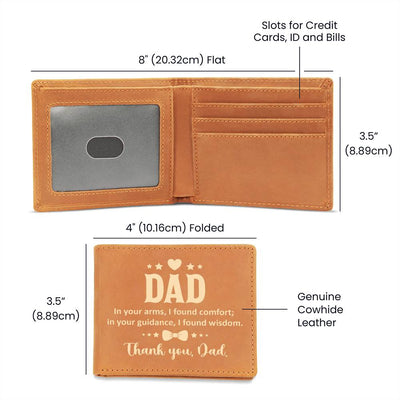 Load image into Gallery viewer, Wallet for Dad from Daughter, Simple Father&amp;#39;s Day Gift Ideas, Birthday Gifts for Dad

