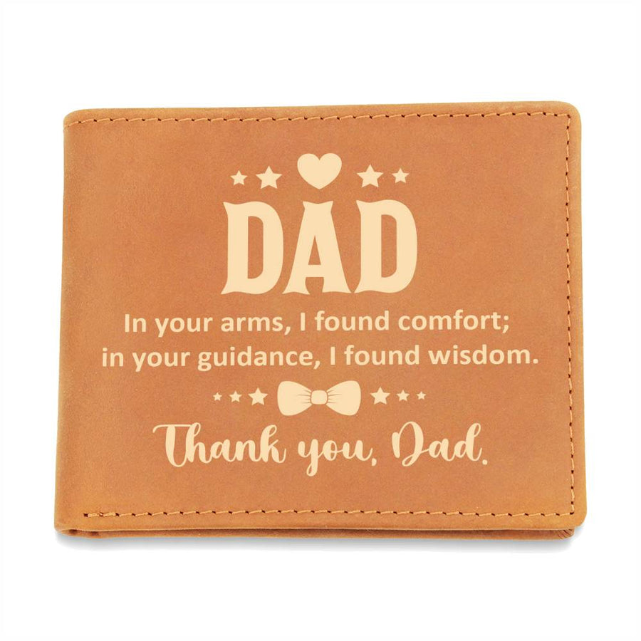 Wallet for Dad from Daughter, Simple Father's Day Gift Ideas, Birthday Gifts for Dad