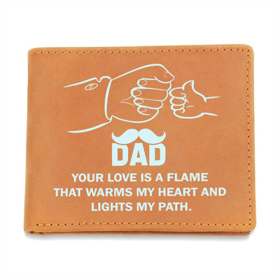 Load image into Gallery viewer, Father&amp;#39;s Day Gifts for Dad Who Wants Nothing, Leather Wallet for Dad from Daughter
