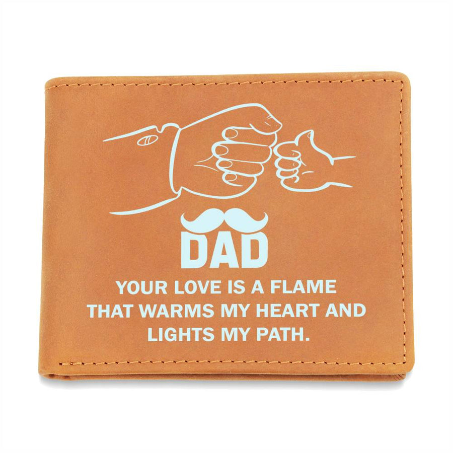 Father's Day Gifts for Dad Who Wants Nothing, Leather Wallet for Dad from Daughter