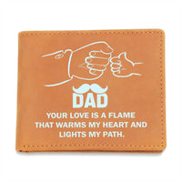 Load image into Gallery viewer, Father&#39;s Day Gifts for Dad Who Wants Nothing, Leather Wallet for Dad from Daughter
