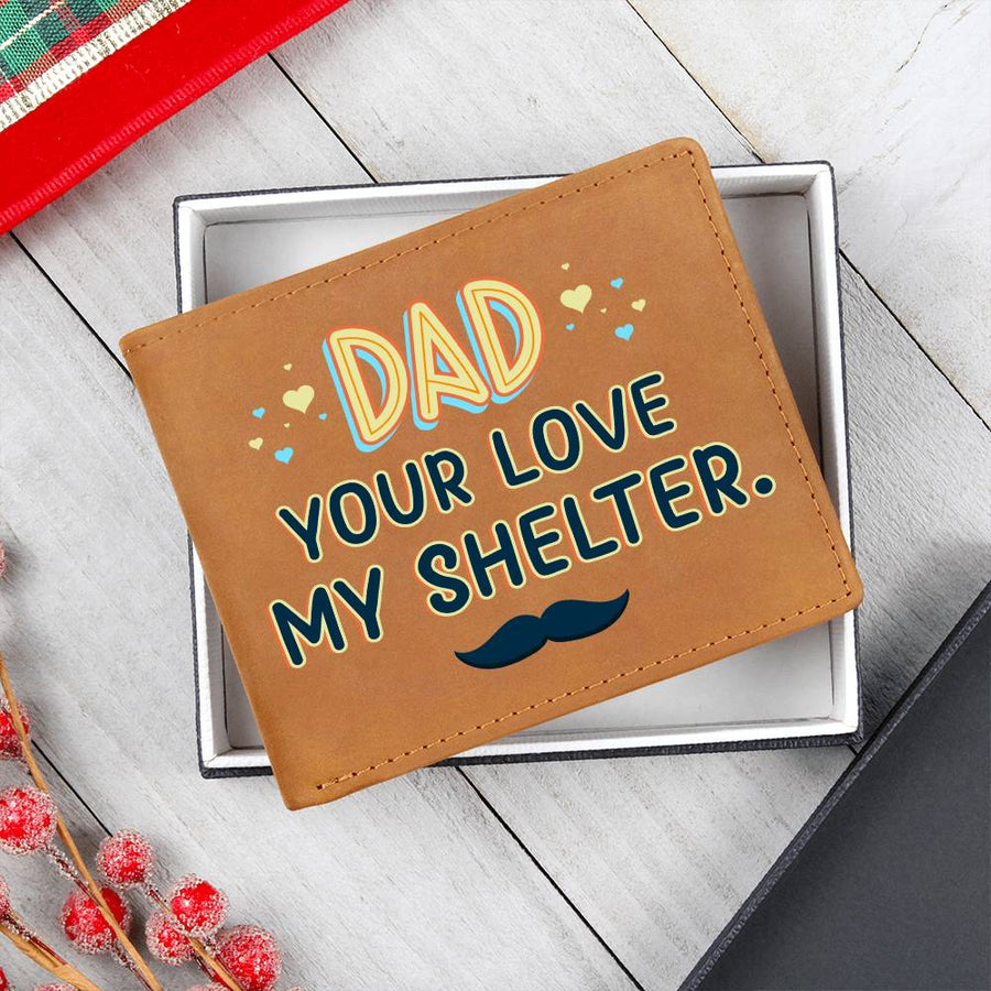 Meaningful Gifts for Dad from Daughter, Gifts for Dad Who Wants Nothing, Your Love My Shelter