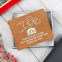 Load image into Gallery viewer, Father&#39;s Day Gifts for Dad Who Wants Nothing, Leather Wallet for Dad from Daughter
