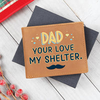 Load image into Gallery viewer, Meaningful Gifts for Dad from Daughter, Gifts for Dad Who Wants Nothing, Your Love My Shelter
