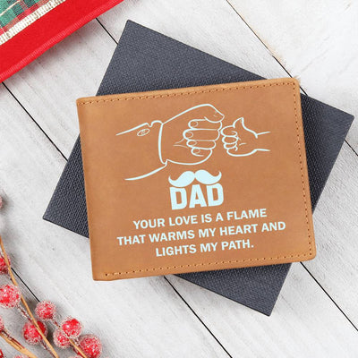 Load image into Gallery viewer, Father&amp;#39;s Day Gifts for Dad Who Wants Nothing, Leather Wallet for Dad from Daughter
