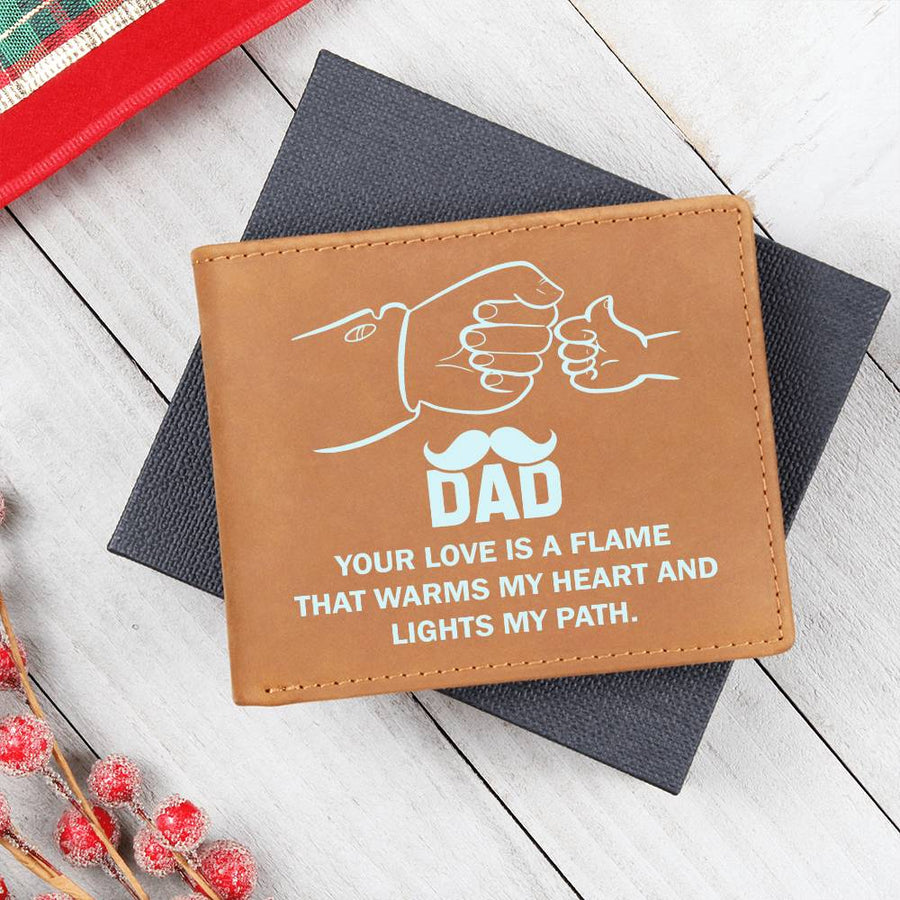 Father's Day Gifts for Dad Who Wants Nothing, Leather Wallet for Dad from Daughter