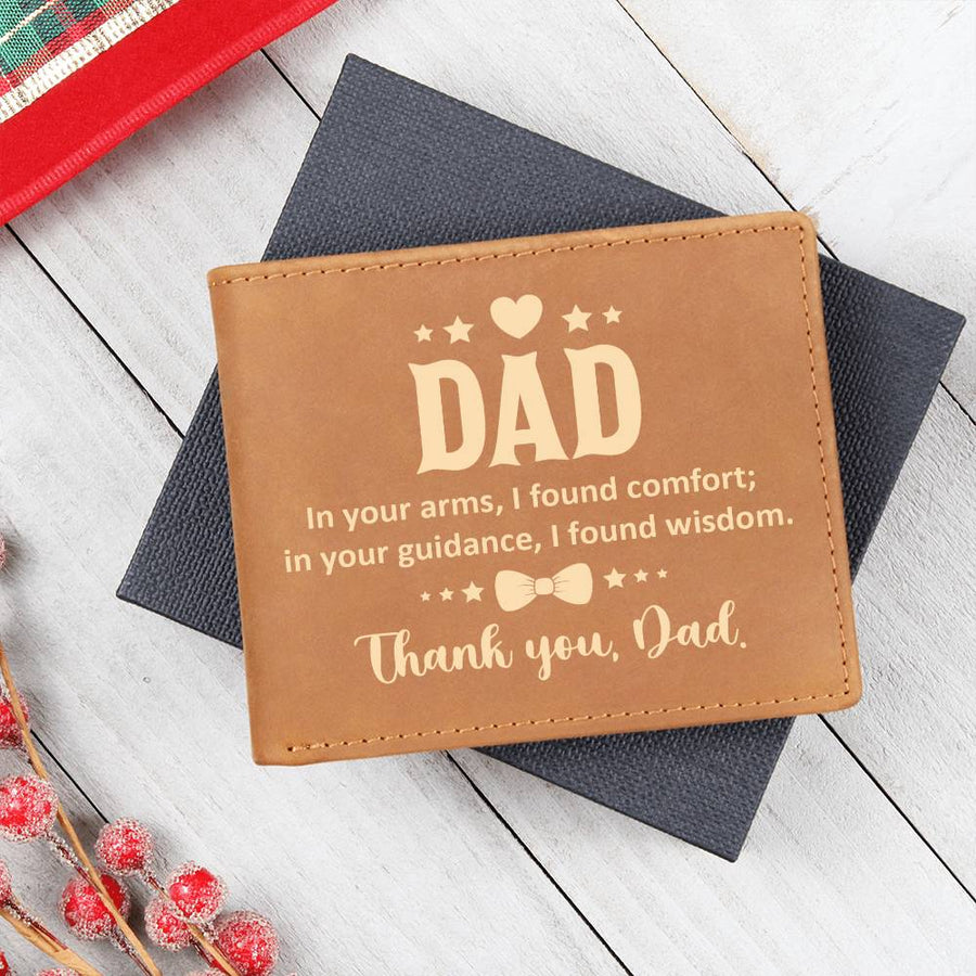 Wallet for Dad from Daughter, Simple Father's Day Gift Ideas, Birthday Gifts for Dad