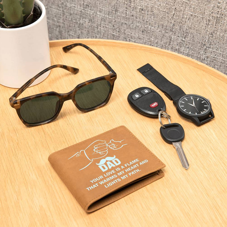 Father's Day Gifts for Dad Who Wants Nothing, Leather Wallet for Dad from Daughter