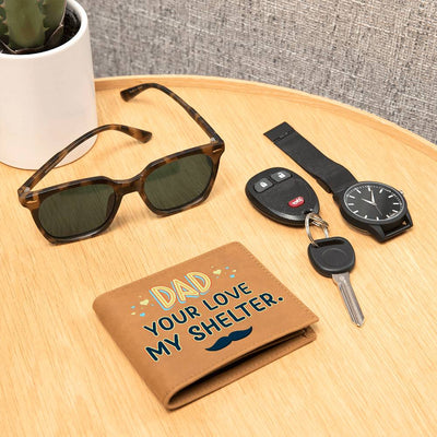 Load image into Gallery viewer, Meaningful Gifts for Dad from Daughter, Gifts for Dad Who Wants Nothing, Your Love My Shelter
