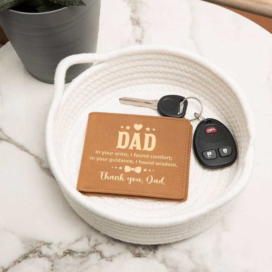 Wallet for Dad from Daughter, Simple Father's Day Gift Ideas, Birthday Gifts for Dad